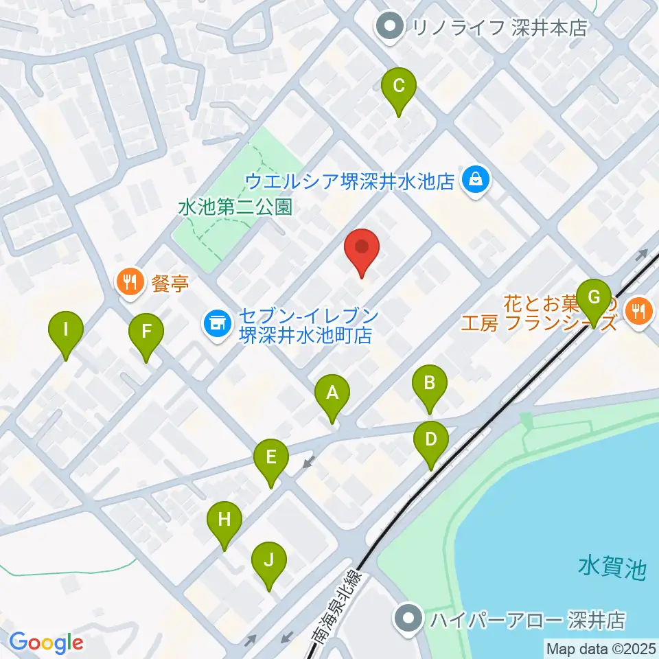 森楽器周辺の駐車場・コインパーキング一覧地図