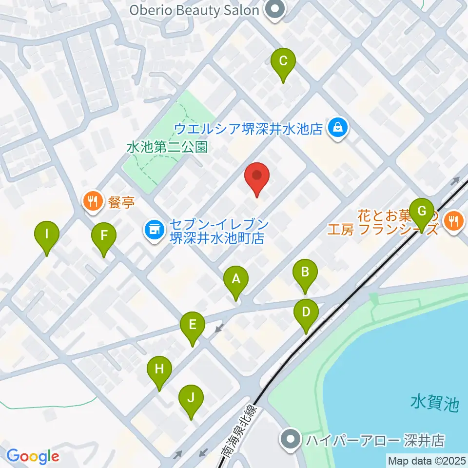 森楽器周辺の駐車場・コインパーキング一覧地図