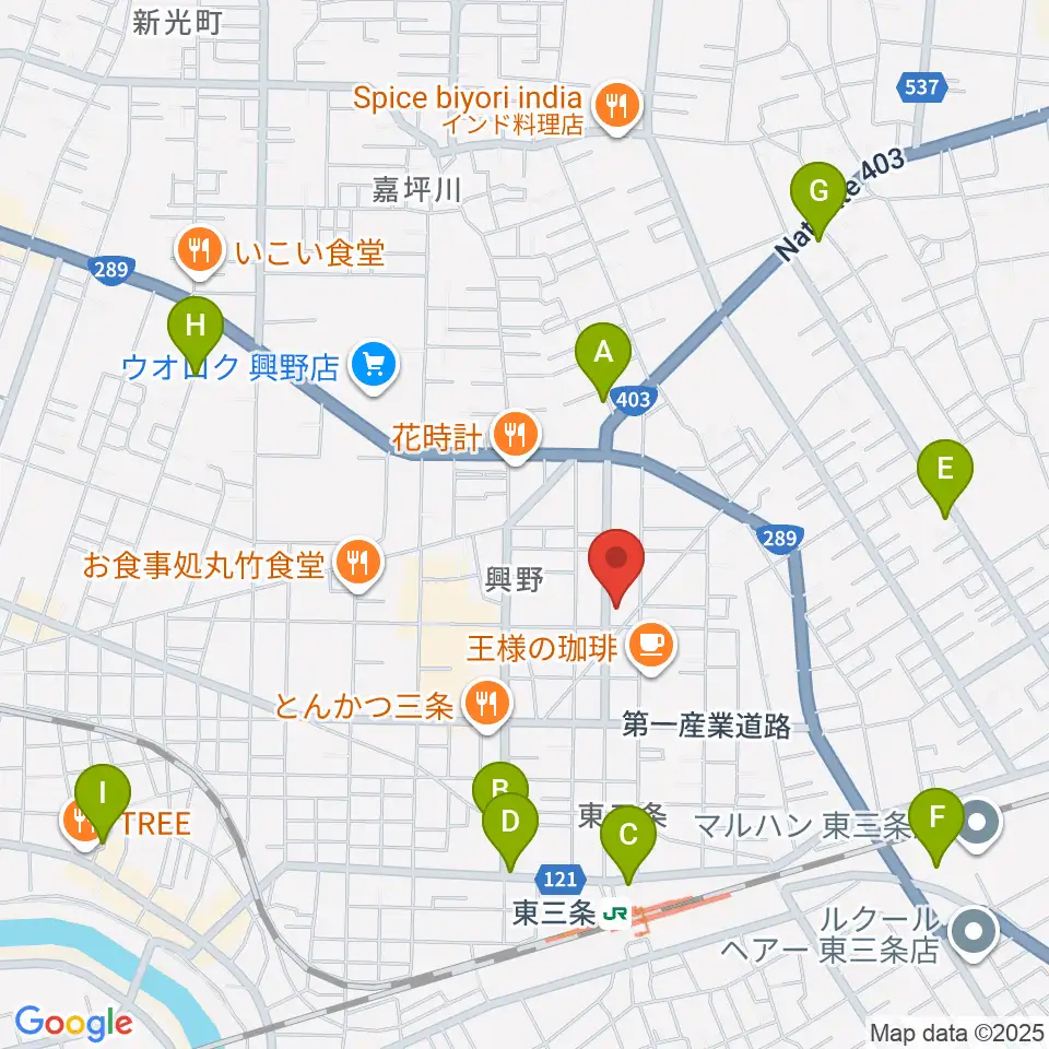 あぽろん三条店周辺の駐車場・コインパーキング一覧地図