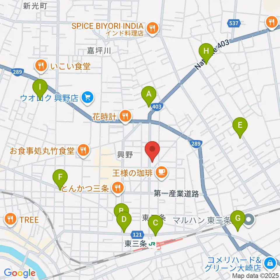 あぽろん三条店周辺の駐車場・コインパーキング一覧地図