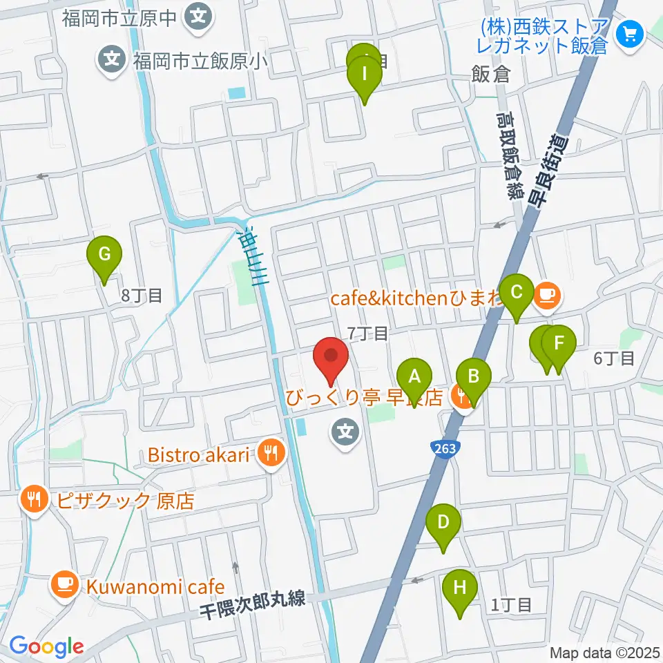 フジシマカスタムギター周辺の駐車場・コインパーキング一覧地図
