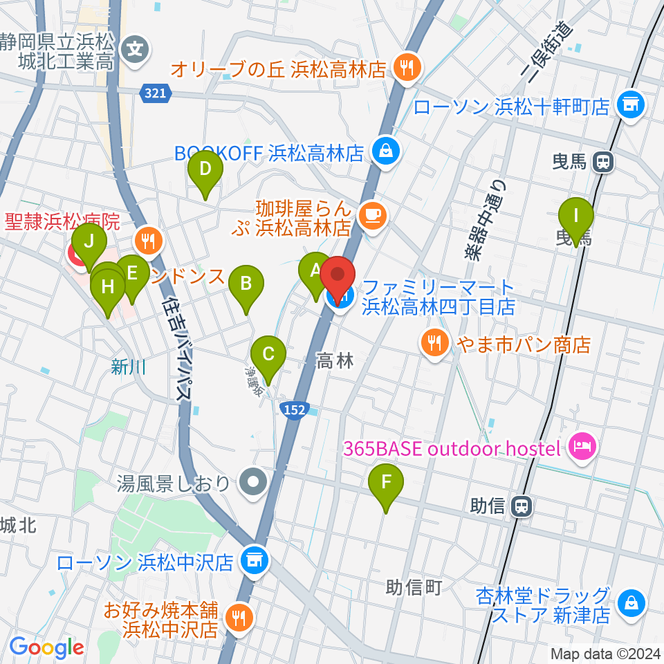 ソニックス周辺の駐車場・コインパーキング一覧地図