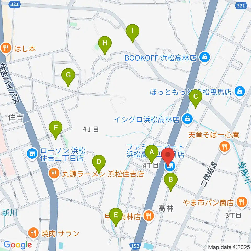 ソニックス周辺の駐車場・コインパーキング一覧地図