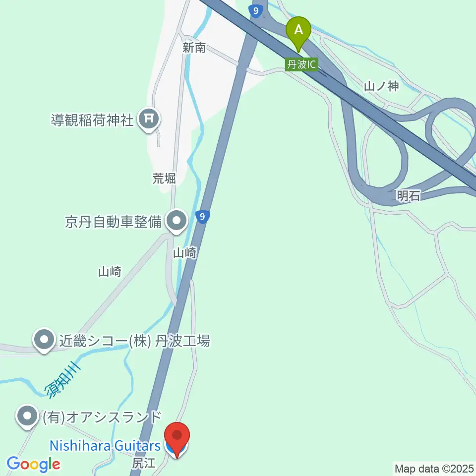 Nishihara Guitars周辺の駐車場・コインパーキング一覧地図