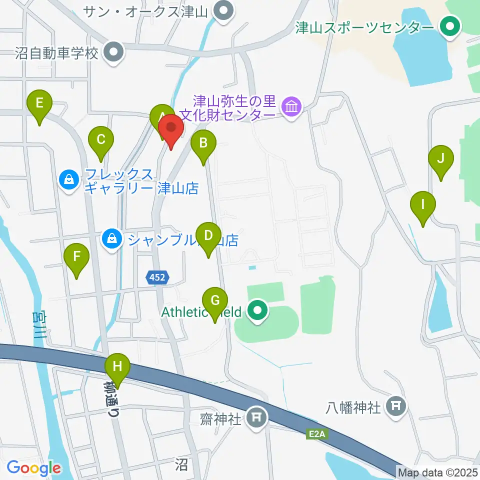 秋久弦楽器工房周辺の駐車場・コインパーキング一覧地図