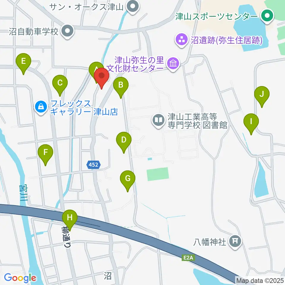 秋久弦楽器工房周辺の駐車場・コインパーキング一覧地図