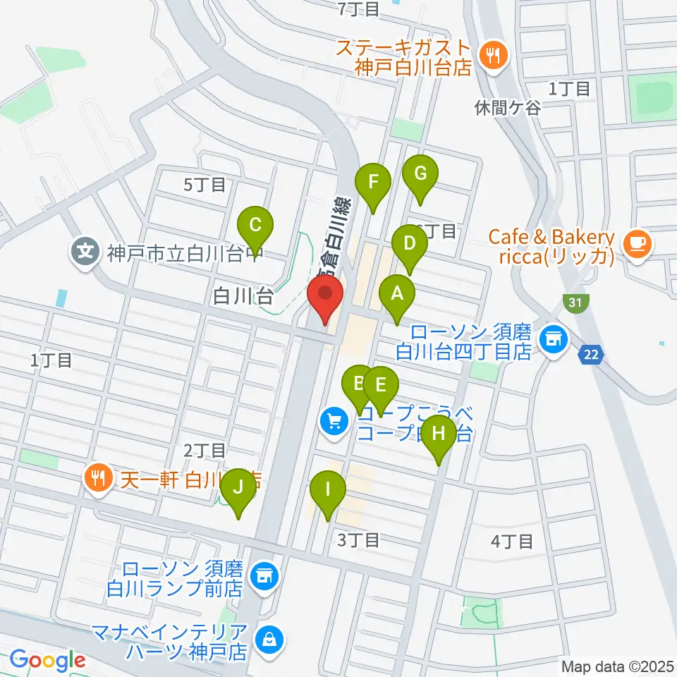 タータン周辺の駐車場・コインパーキング一覧地図