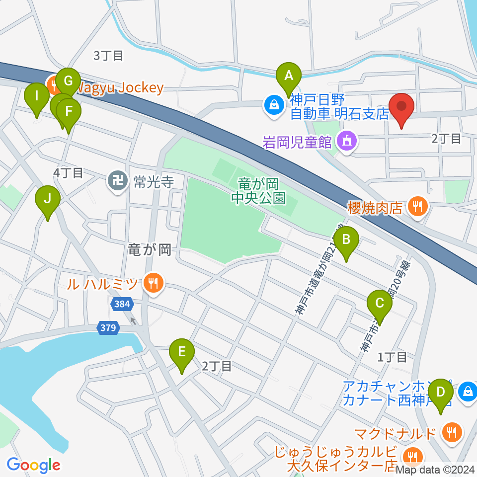 ギター工房オデッセイ周辺の駐車場・コインパーキング一覧地図