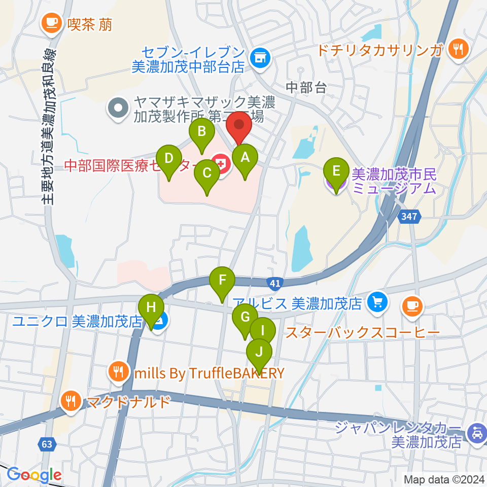 Ancestors Ukulele周辺の駐車場・コインパーキング一覧地図