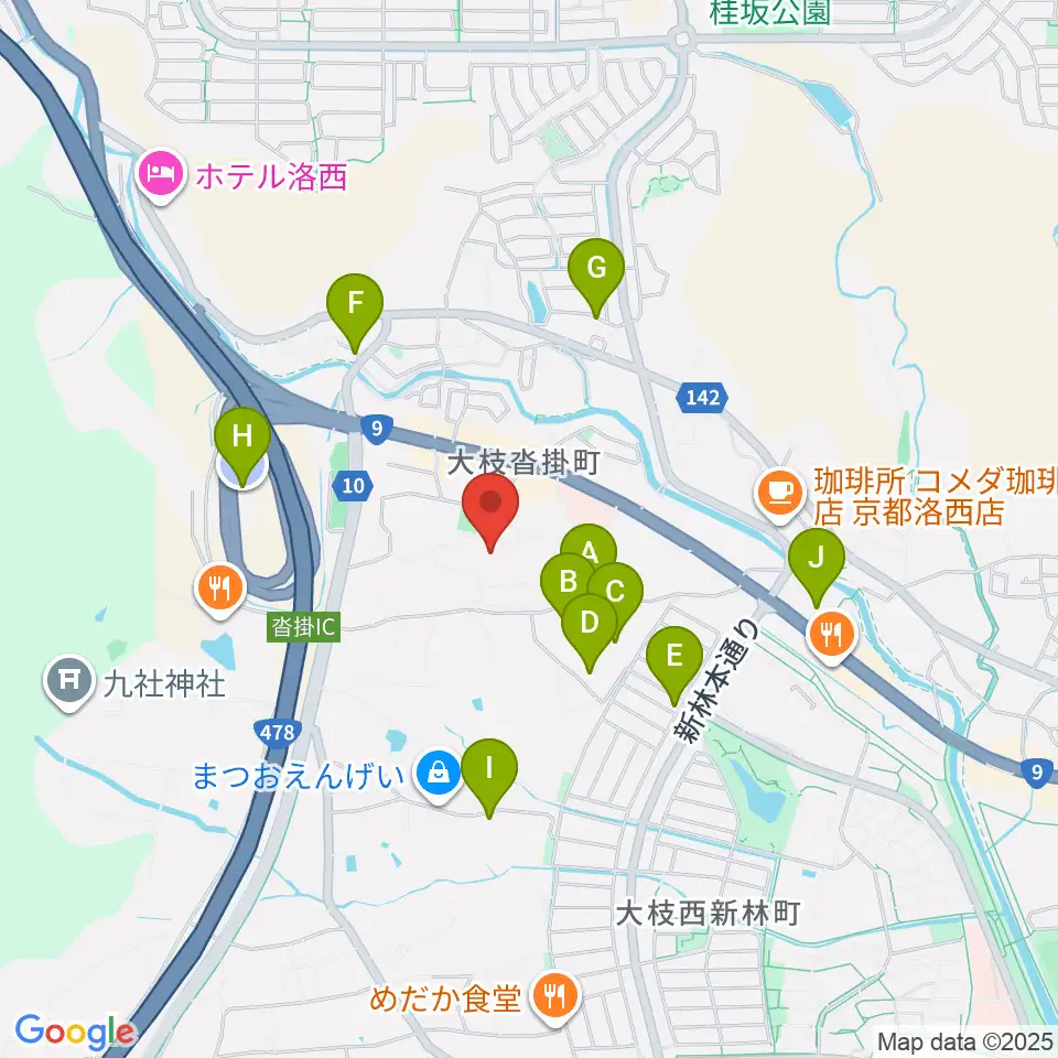 京都市立芸術大学 音楽学部周辺の駐車場・コインパーキング一覧地図