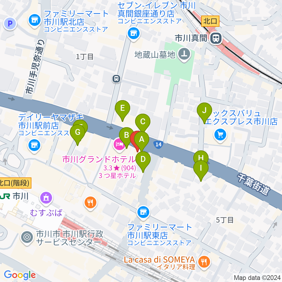 h.s.trash周辺の駐車場・コインパーキング一覧地図