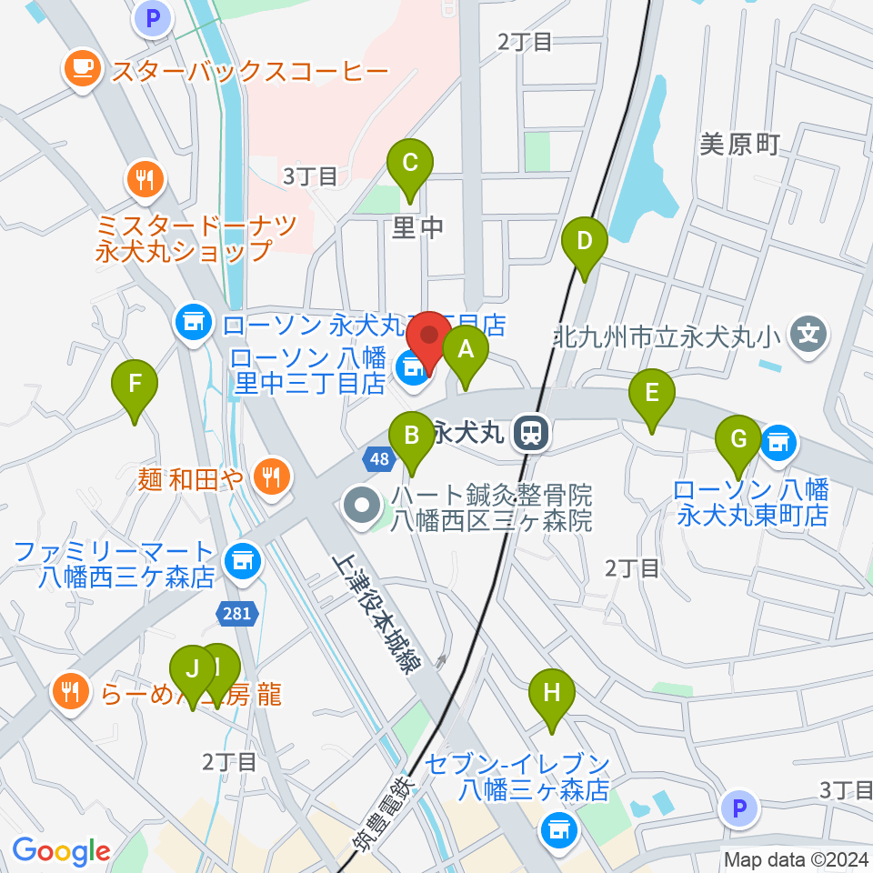 CIUスタジオ周辺の駐車場・コインパーキング一覧地図