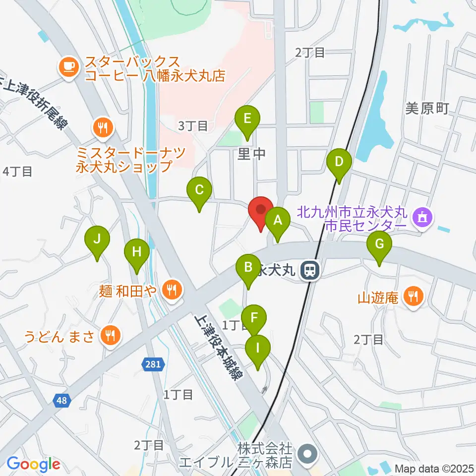 CIUスタジオ周辺の駐車場・コインパーキング一覧地図