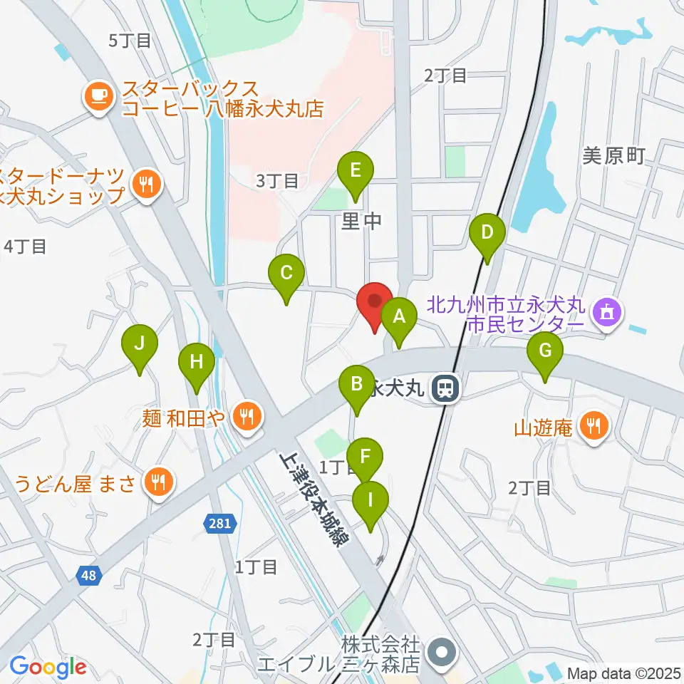 CIUスタジオ周辺の駐車場・コインパーキング一覧地図