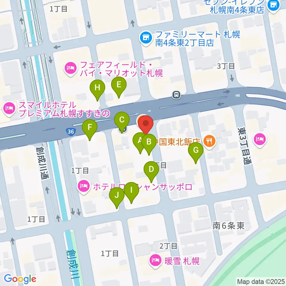 中華二胡学院周辺の駐車場・コインパーキング一覧地図