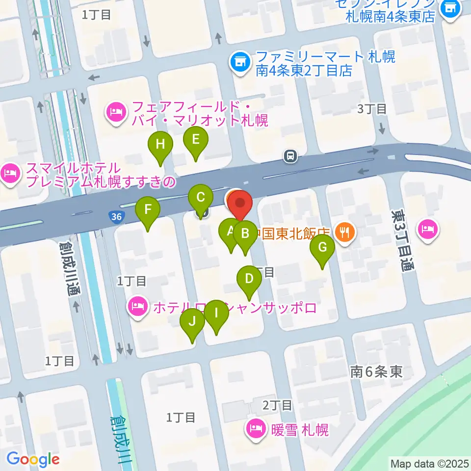 中華二胡学院周辺の駐車場・コインパーキング一覧地図