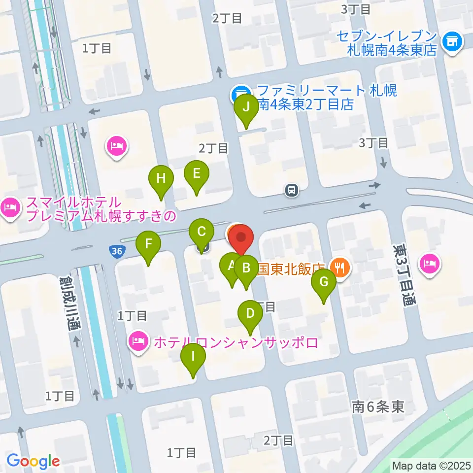 中華二胡学院周辺の駐車場・コインパーキング一覧地図