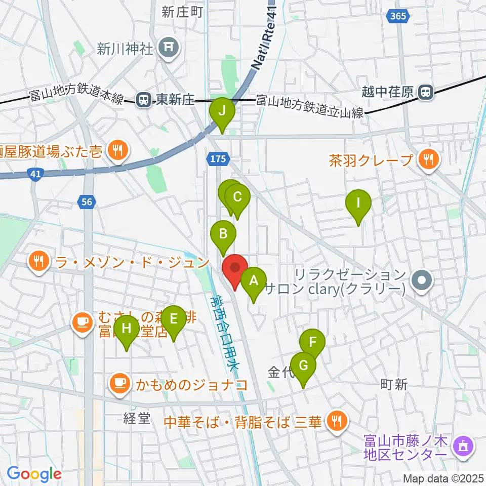 わをん音楽教室周辺の駐車場・コインパーキング一覧地図