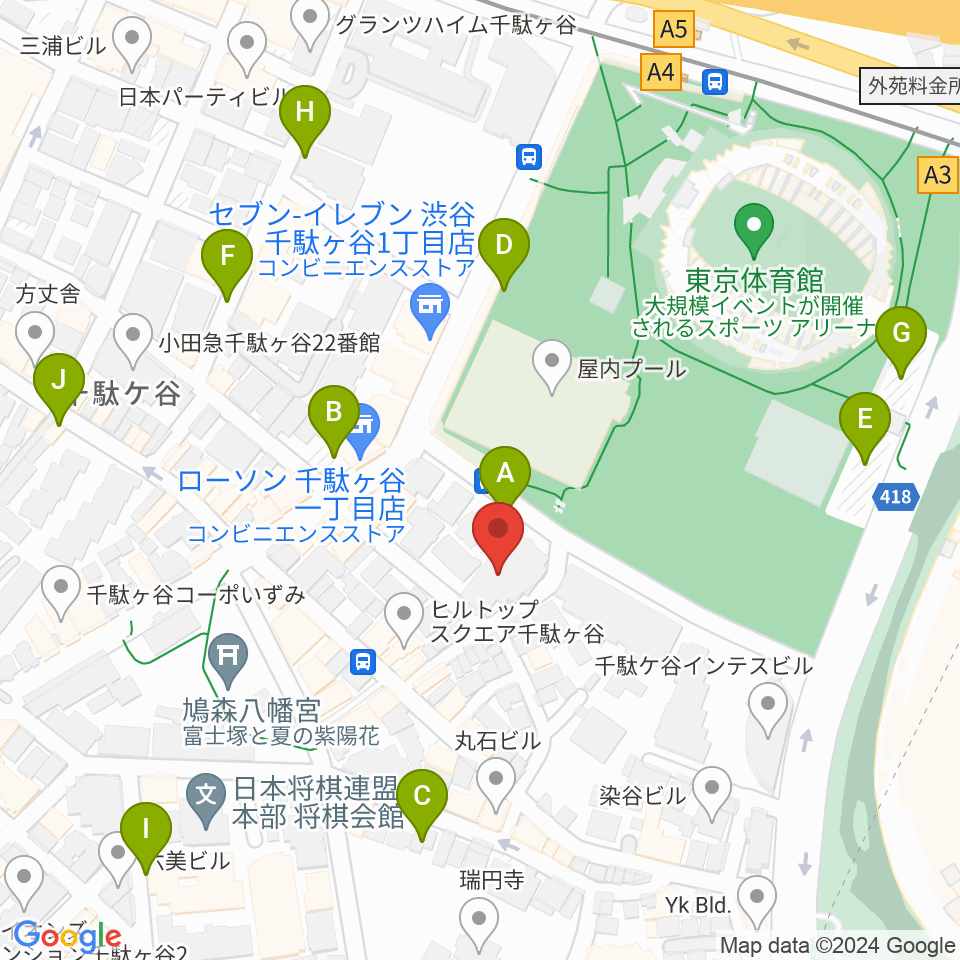 専門学校 東京クールジャパン・アカデミー周辺の駐車場・コインパーキング一覧地図