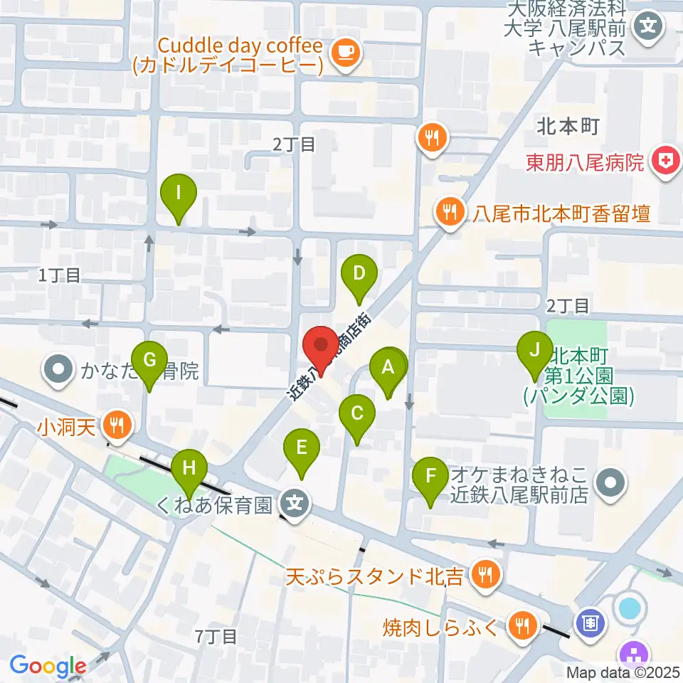 三嶋音楽教室周辺の駐車場・コインパーキング一覧地図