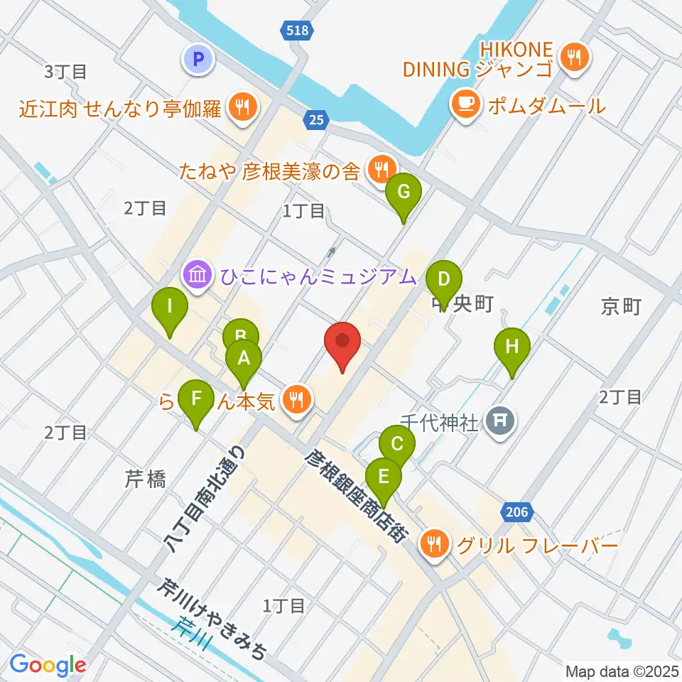 タイドミュージック周辺の駐車場・コインパーキング一覧地図