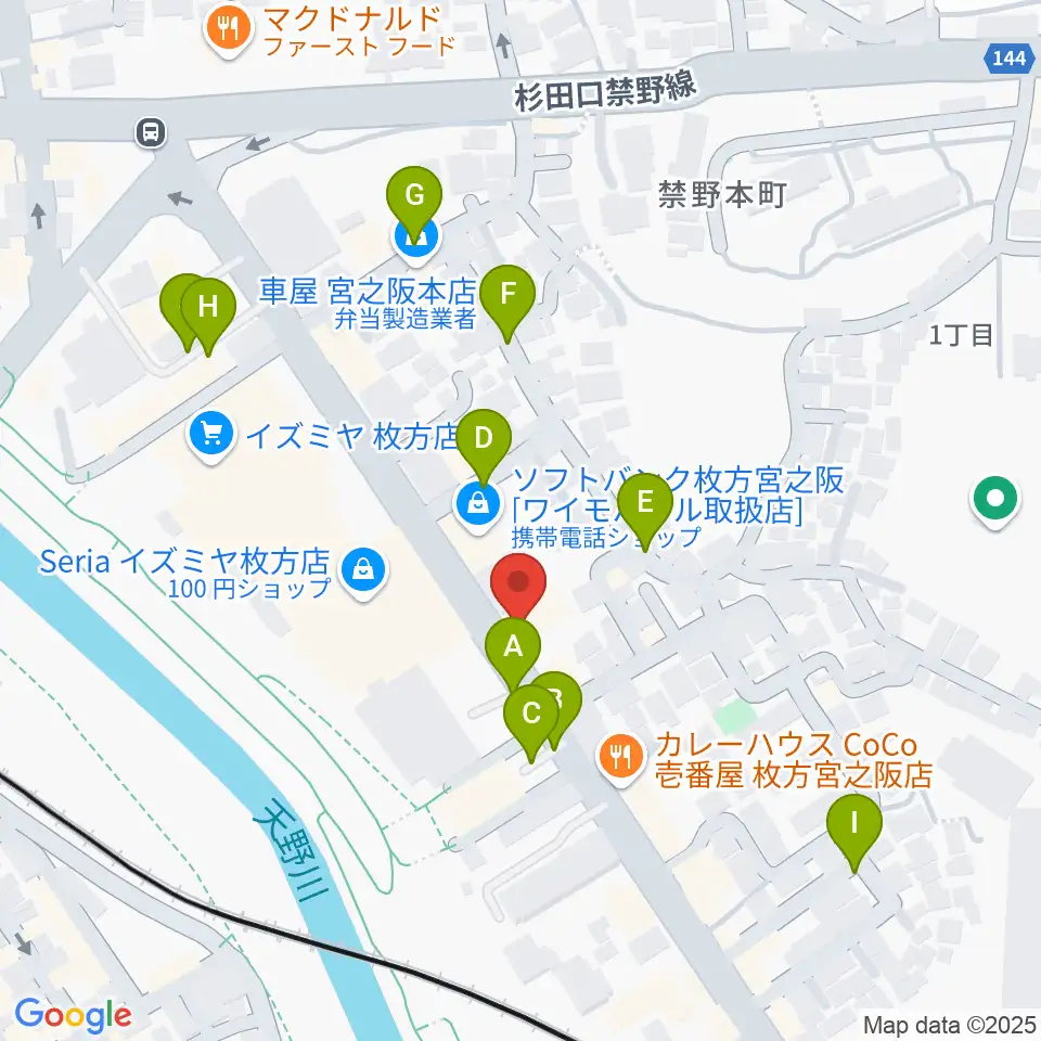 リプルミュージック周辺の駐車場・コインパーキング一覧地図