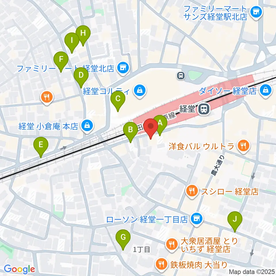経堂Crazy Love周辺の駐車場・コインパーキング一覧地図