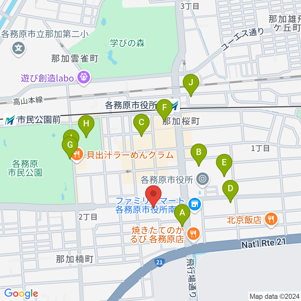 サウンドハンター各務原店 FreeMan周辺の駐車場・コインパーキング一覧地図