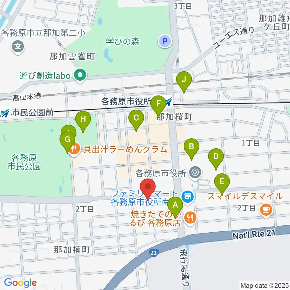 サウンドハンター各務原店 FreeMan周辺の駐車場・コインパーキング一覧地図