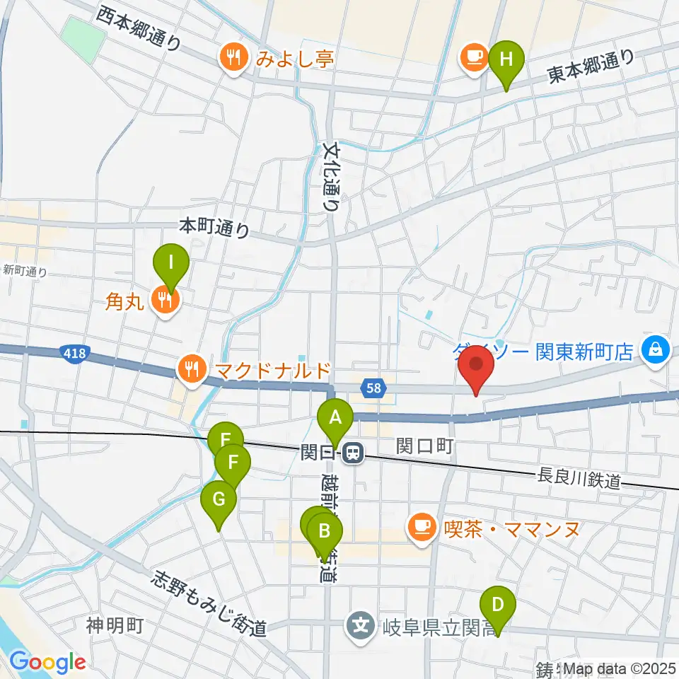 シノダ楽器 旭ヶ丘センター周辺の駐車場・コインパーキング一覧地図