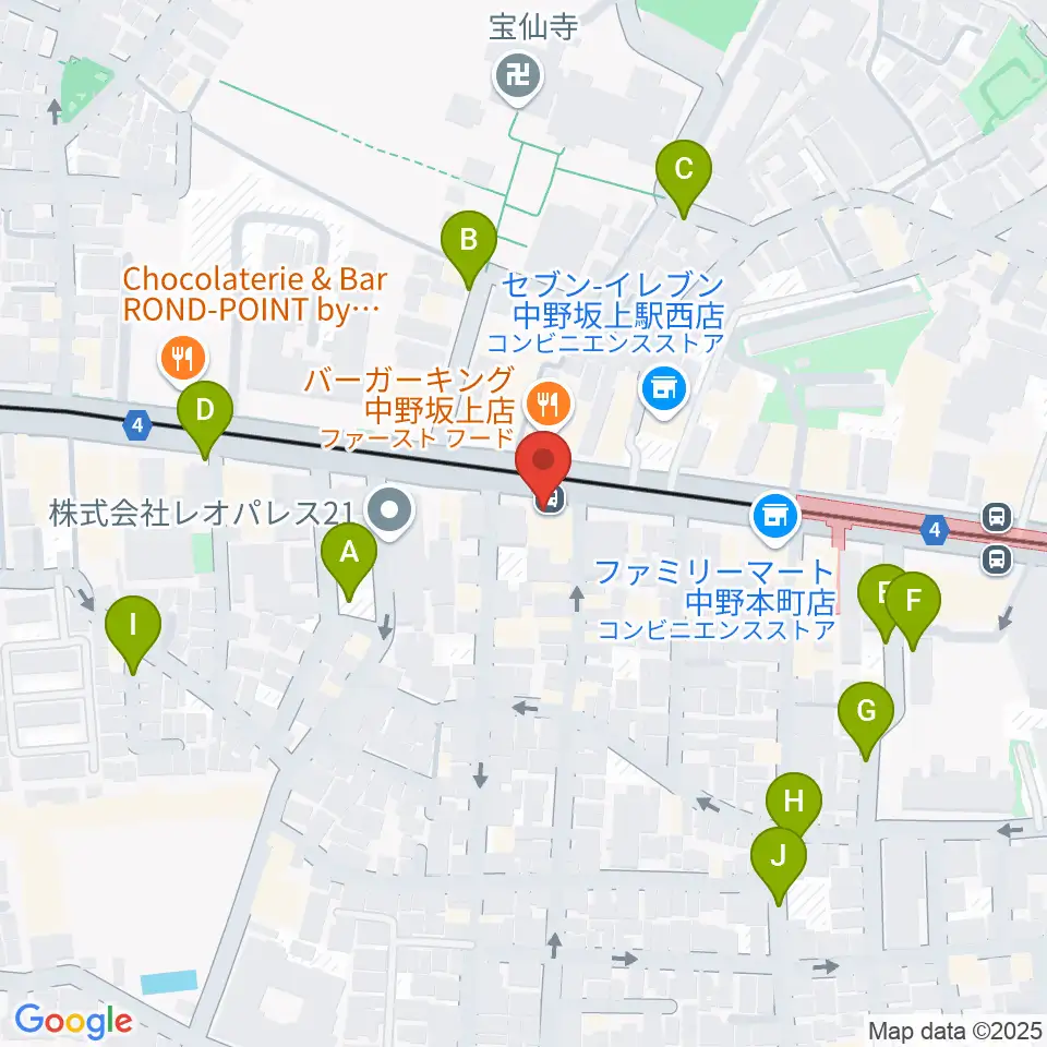 松栄楽器店周辺の駐車場・コインパーキング一覧地図
