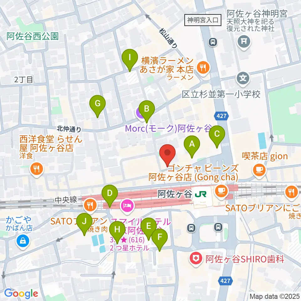 BAR ROCK INDIA周辺の駐車場・コインパーキング一覧地図