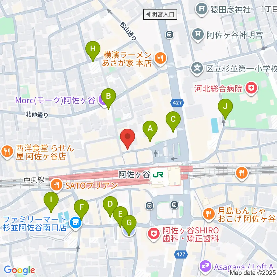 BAR ROCK INDIA周辺の駐車場・コインパーキング一覧地図