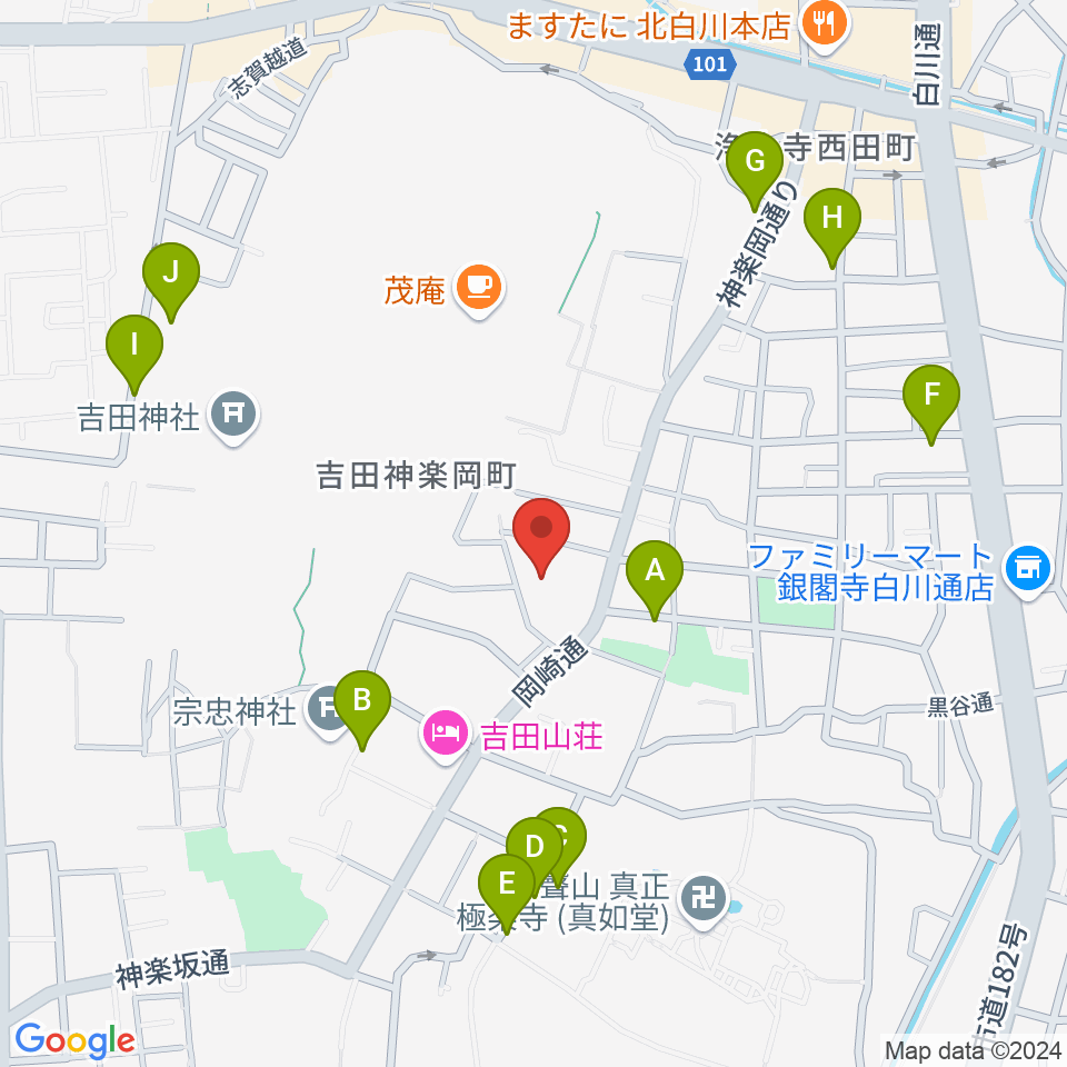 錦鱗館周辺の駐車場・コインパーキング一覧地図