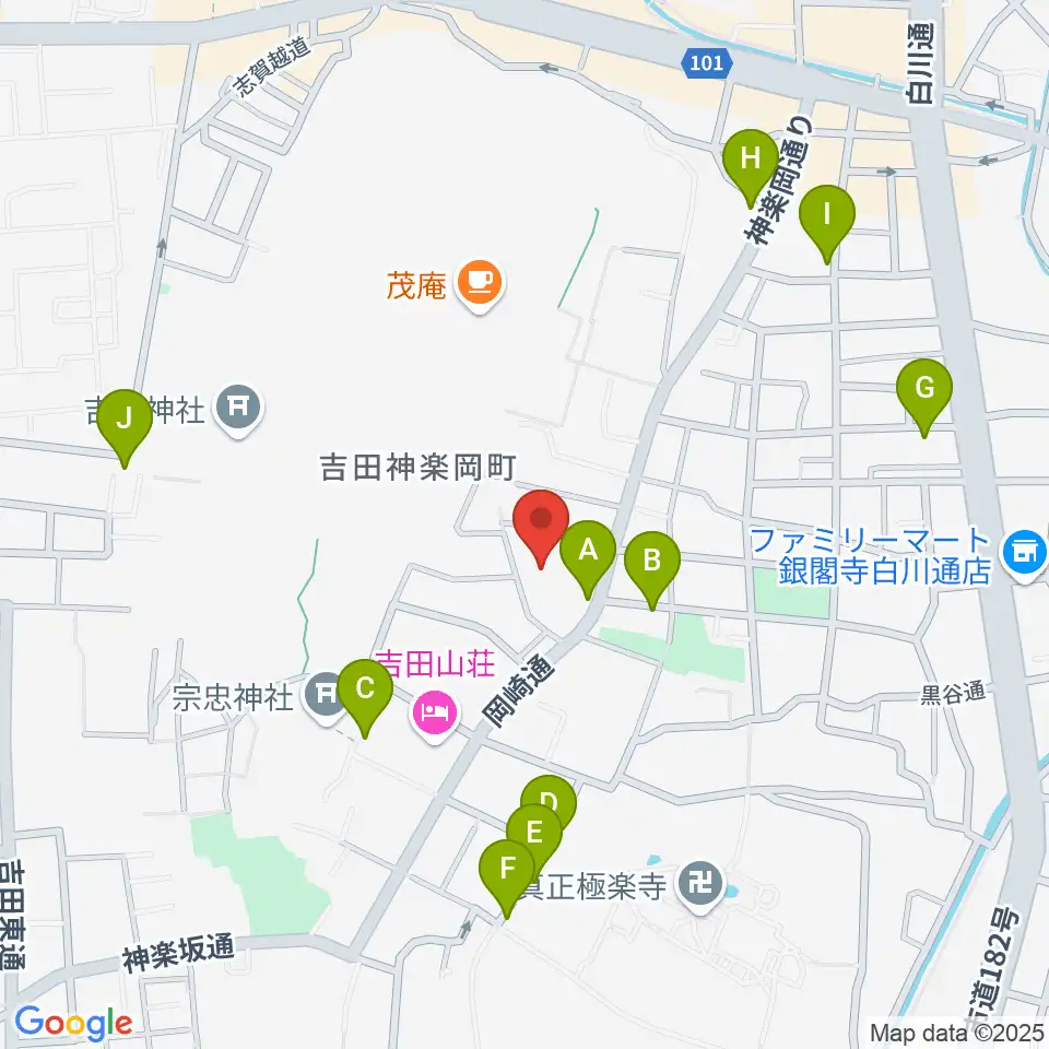 錦鱗館周辺の駐車場・コインパーキング一覧地図