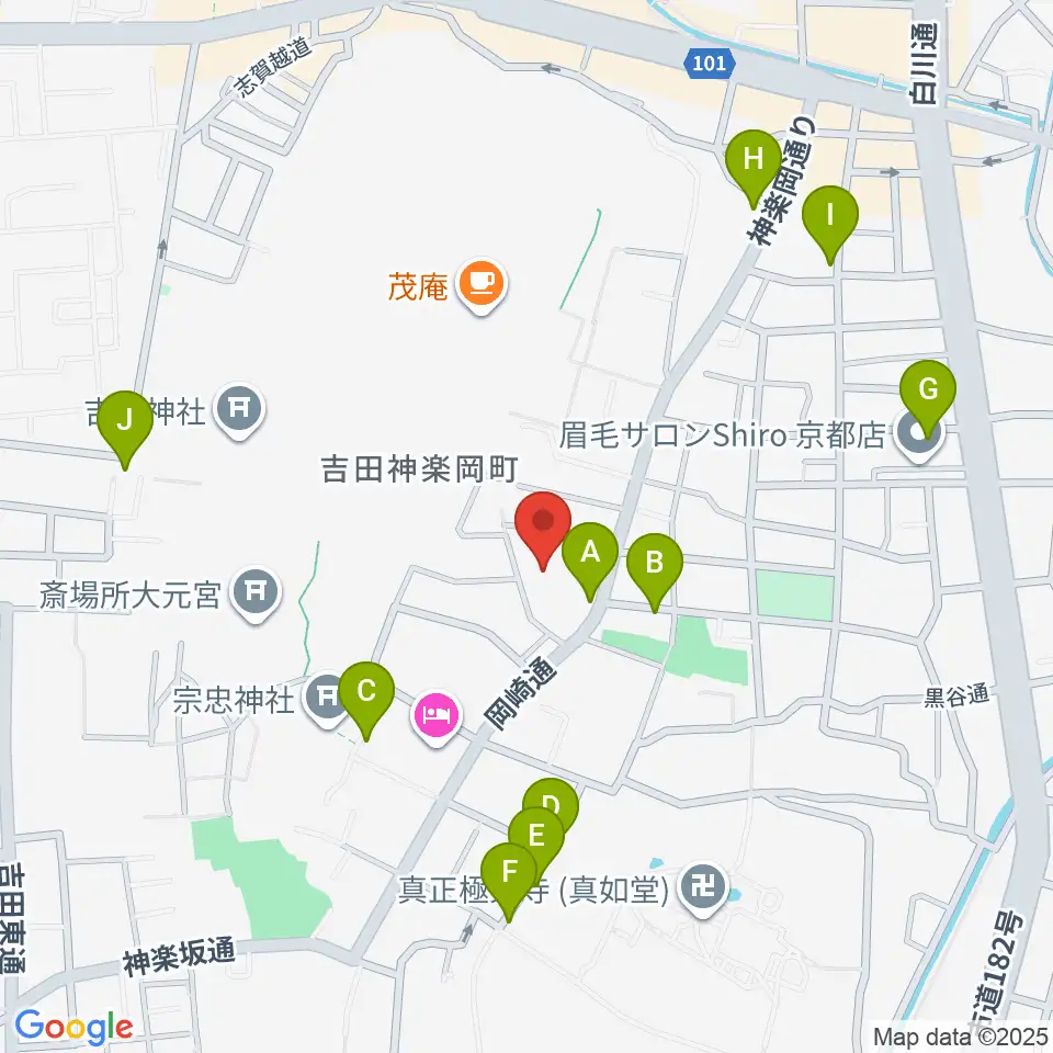 錦鱗館周辺の駐車場・コインパーキング一覧地図