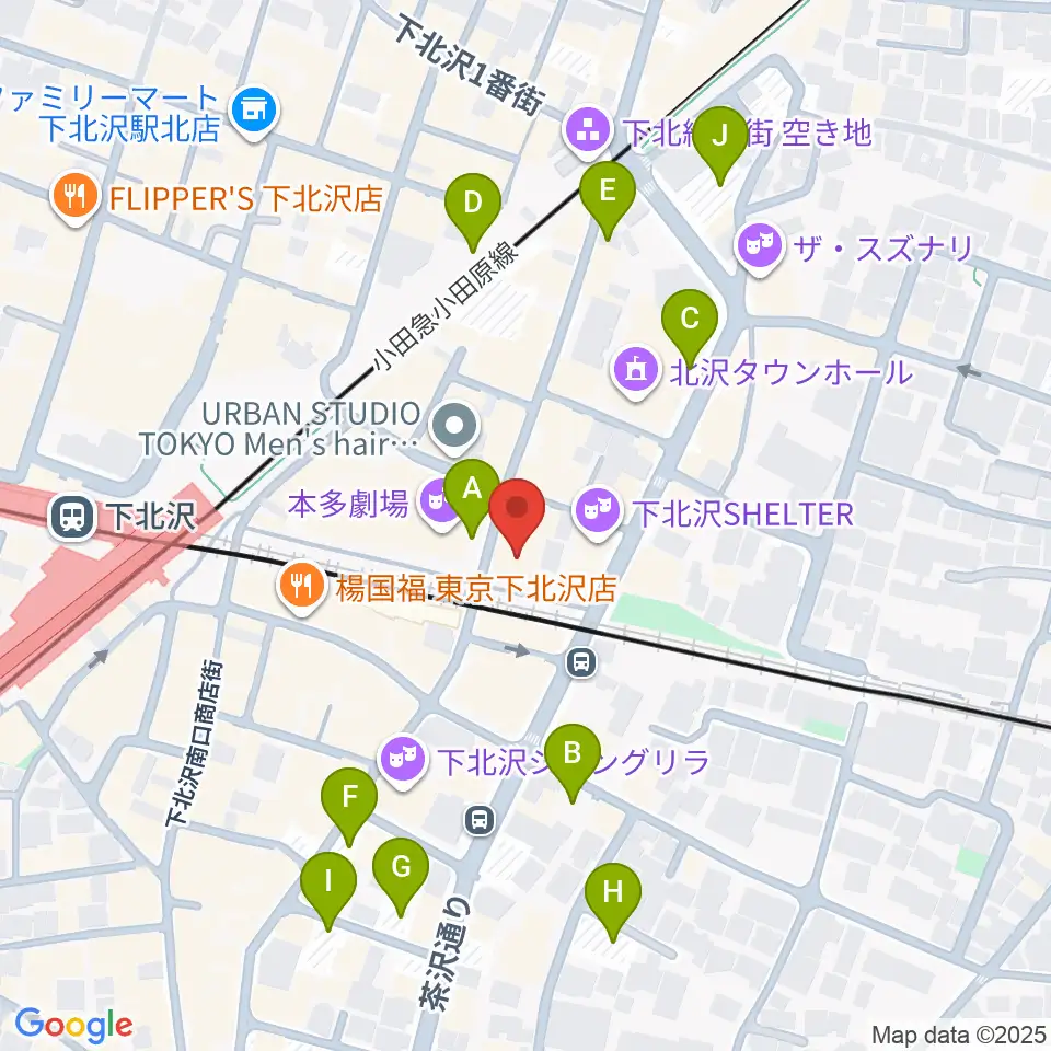 下北沢ろくでもない夜周辺の駐車場・コインパーキング一覧地図
