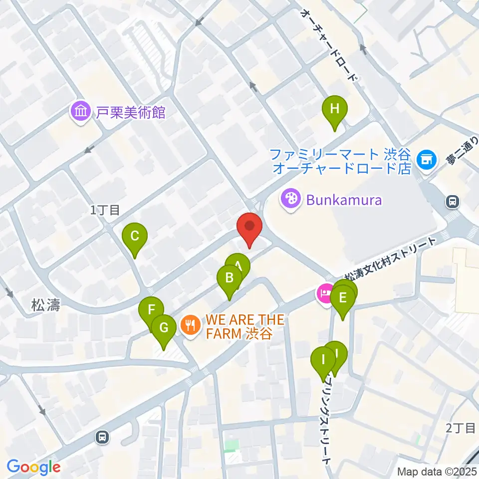 チェレステ・スタジオ松濤周辺の駐車場・コインパーキング一覧地図