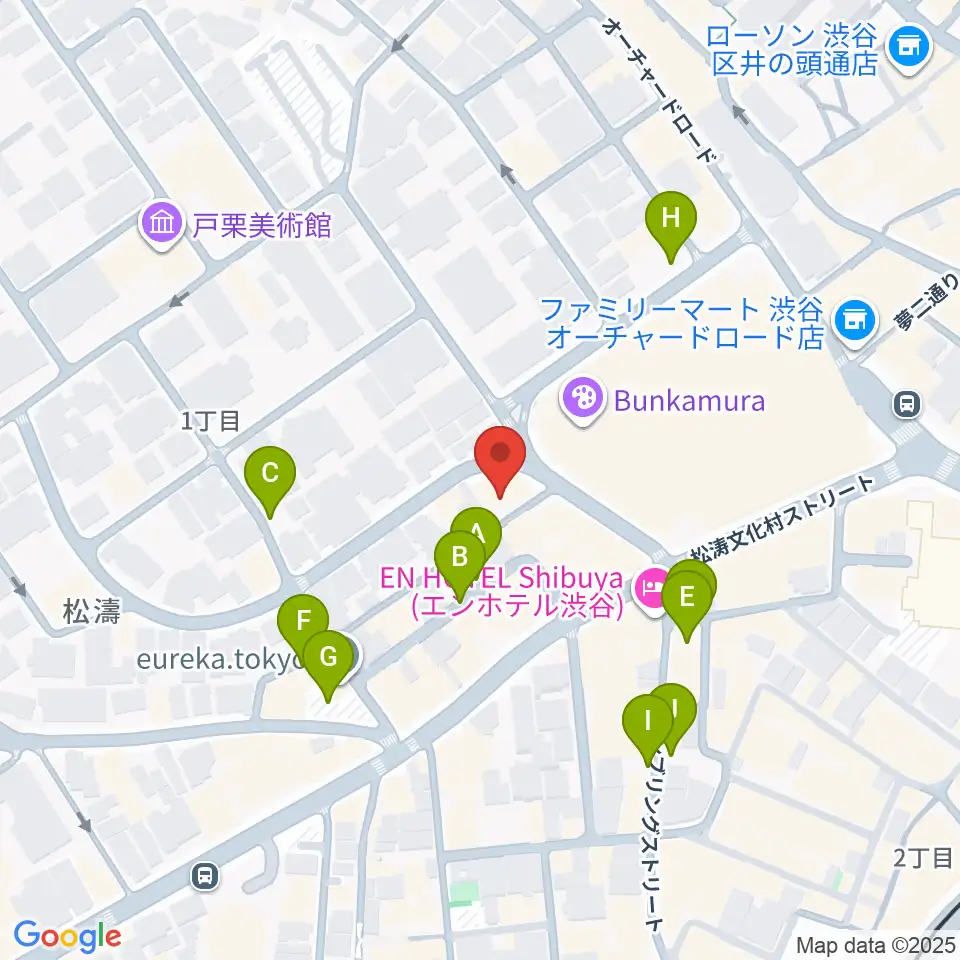 チェレステ・スタジオ松濤周辺の駐車場・コインパーキング一覧地図