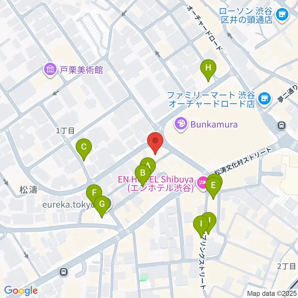 チェレステ・スタジオ松濤周辺の駐車場・コインパーキング一覧地図