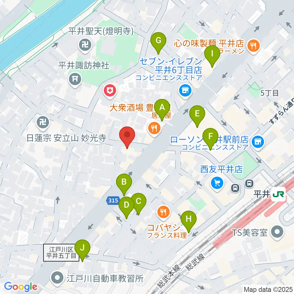 サウンド・プラグ周辺の駐車場・コインパーキング一覧地図