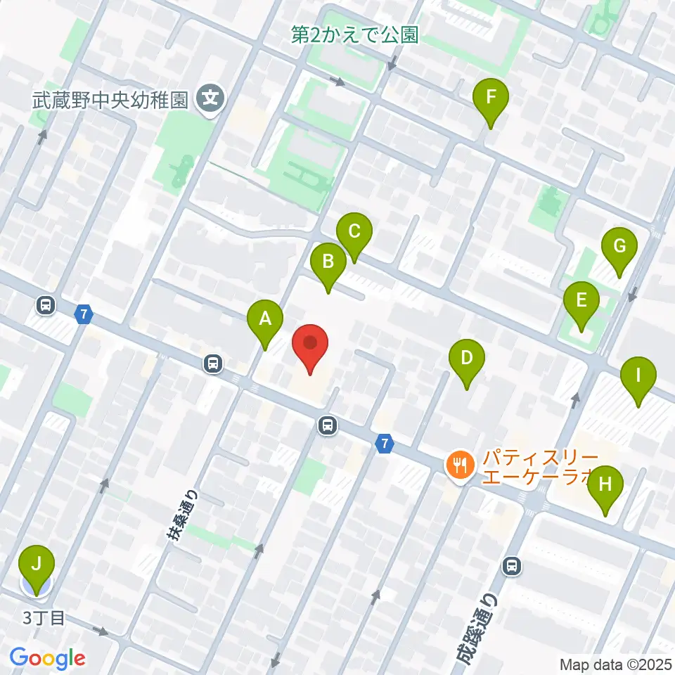 ネイロデザイン周辺の駐車場・コインパーキング一覧地図