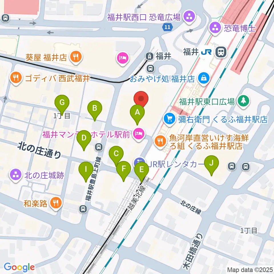 ハピリンホール・ハピテラス周辺の駐車場・コインパーキング一覧地図