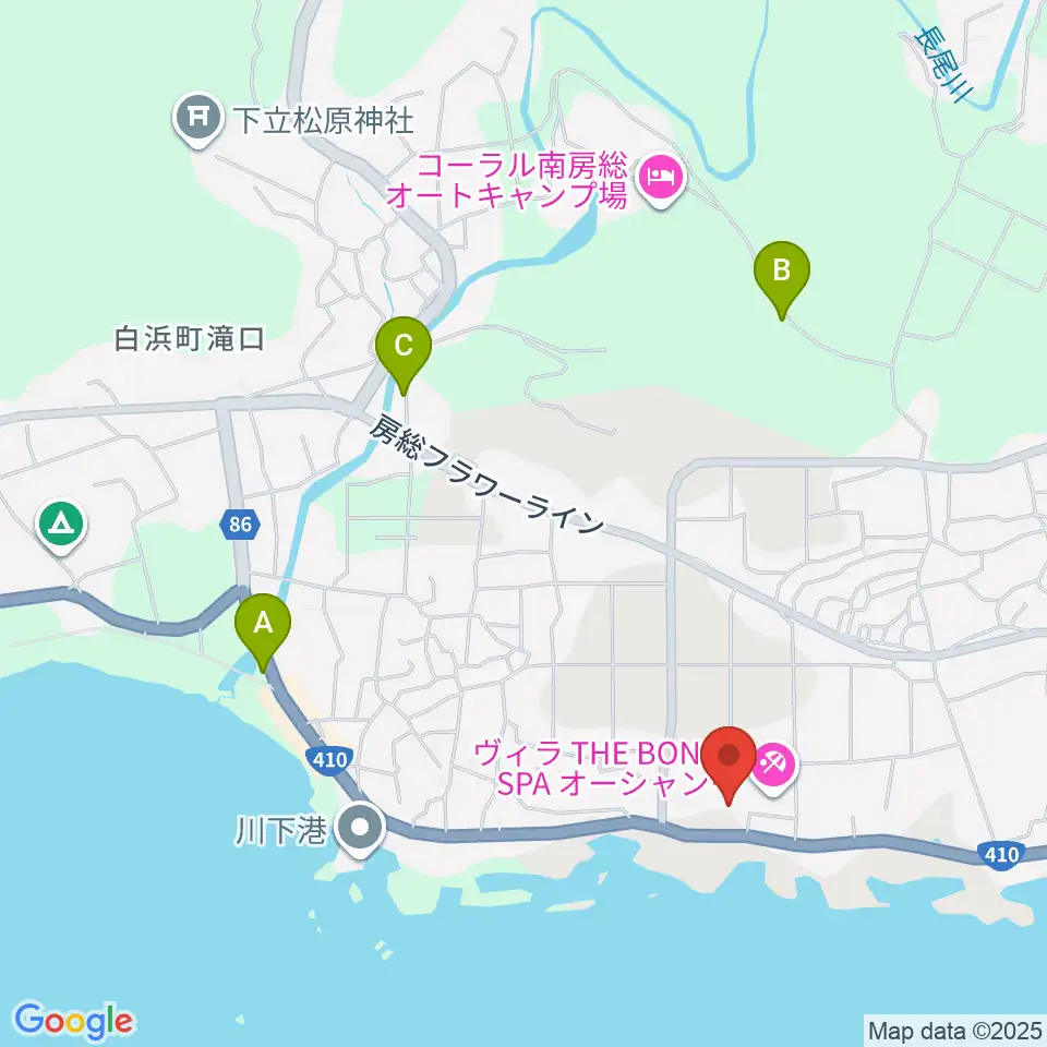 白浜フローラルホール周辺の駐車場・コインパーキング一覧地図