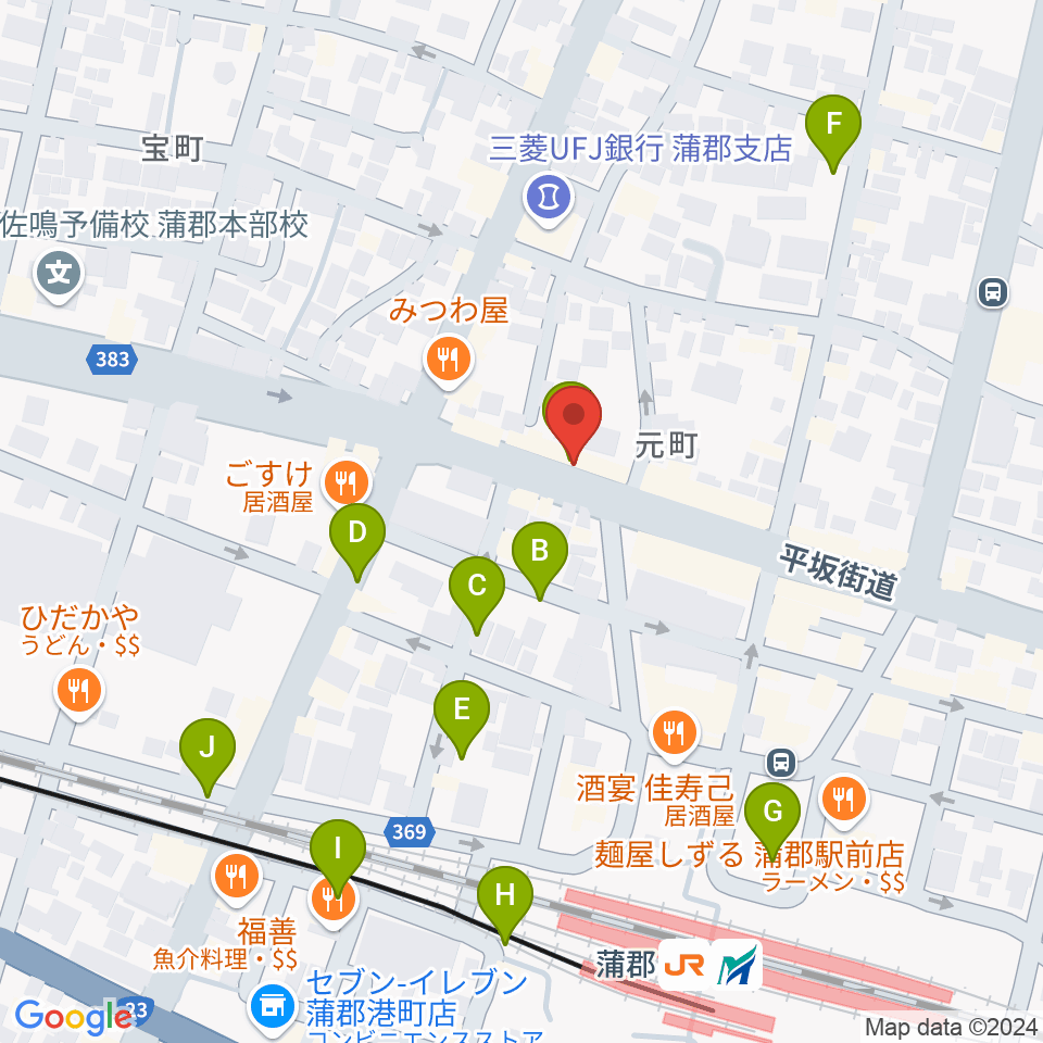 蒲郡バズハウス周辺の駐車場・コインパーキング一覧地図