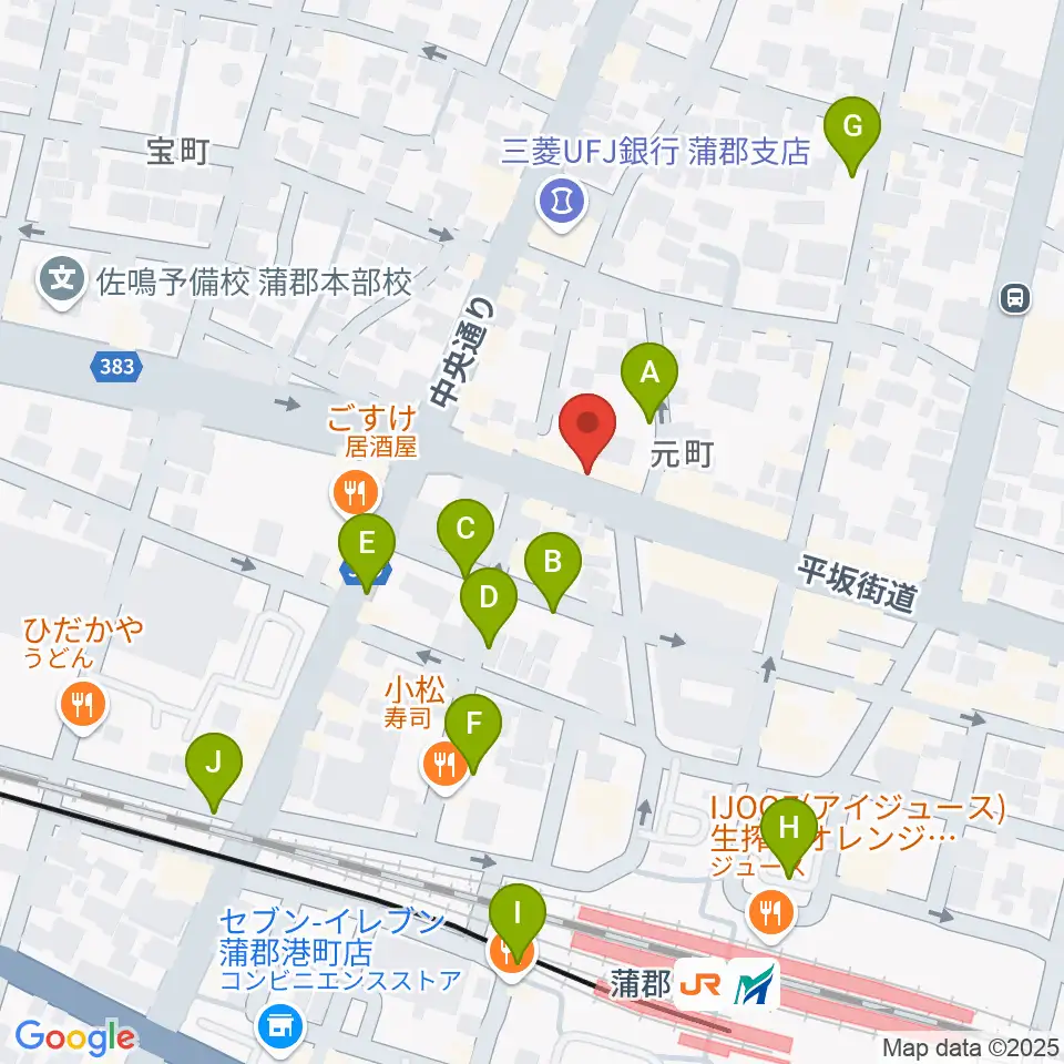 蒲郡バズハウス周辺の駐車場・コインパーキング一覧地図