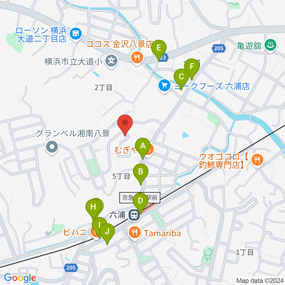 一色ピアノ教室周辺の駐車場・コインパーキング一覧地図