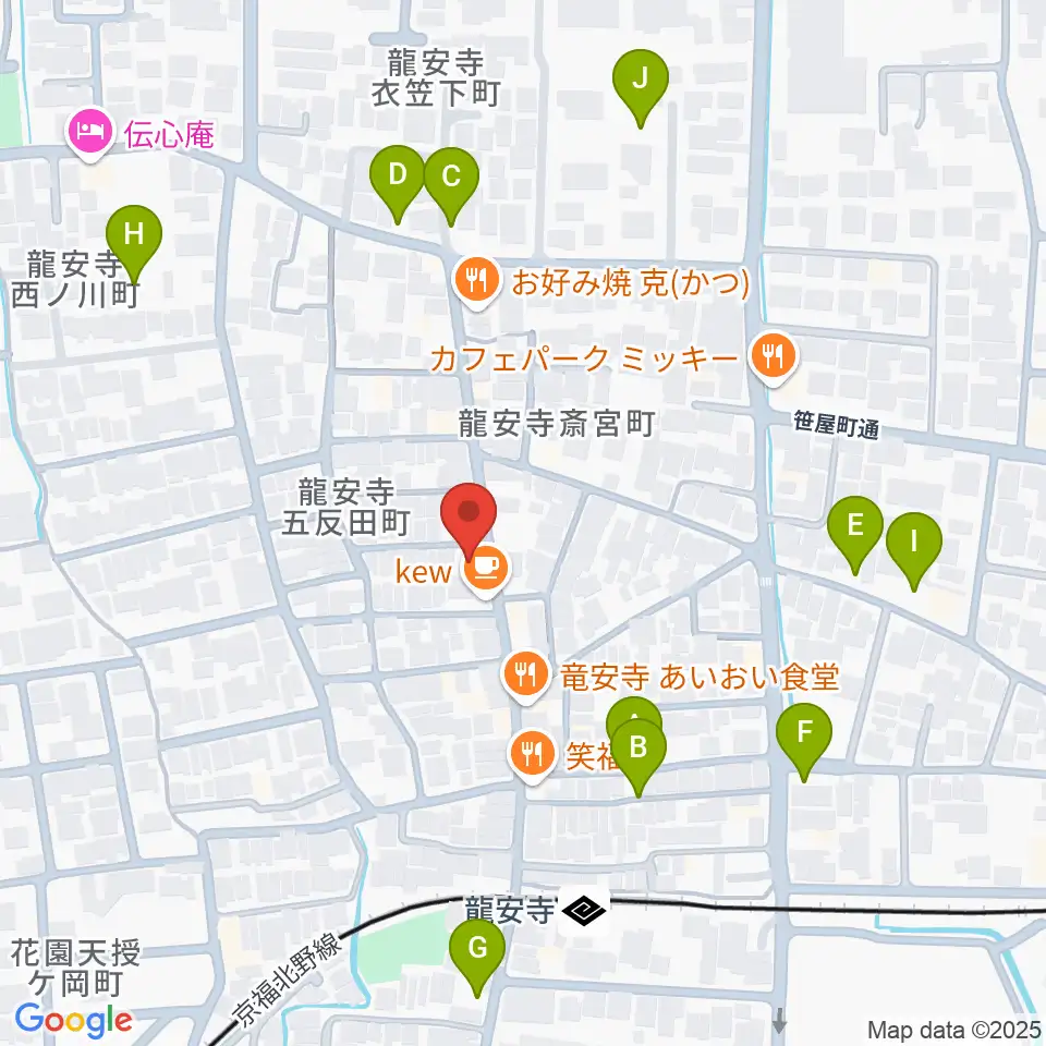 楽奏 gasso music studio周辺の駐車場・コインパーキング一覧地図