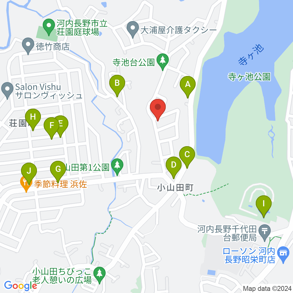 田中ピアノサービス周辺の駐車場・コインパーキング一覧地図