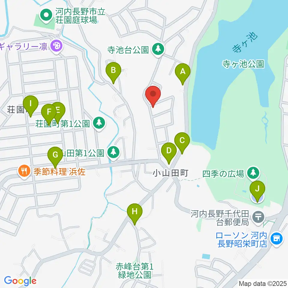 田中ピアノサービス周辺の駐車場・コインパーキング一覧地図